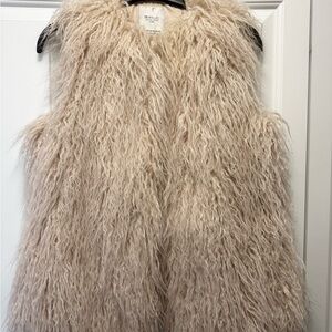 Zara Faux Fur Shaggy Vest